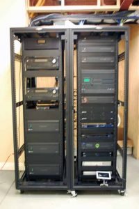 Image of whole-house Audio, Video and Control Systems Equipment Rack