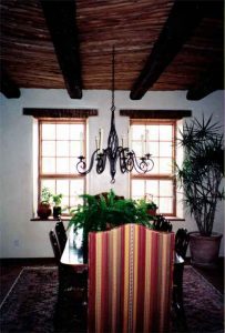 Beautiful Dining Room with ceiling speakers installed