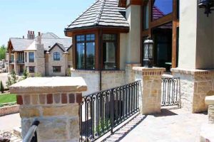 Living Room Deck with ceiling speakers installed for Audio, Video, and Control Systems