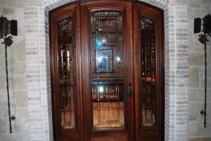 Entry door to Wine Room in Audio, Video, and Control System