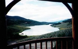 Aspen Home Outdoor Balcony with outdoor speakers installed and Touchpanel control for Audio, Video, and Control Systems