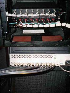 High-End Home Theater Equipment Racks wiring